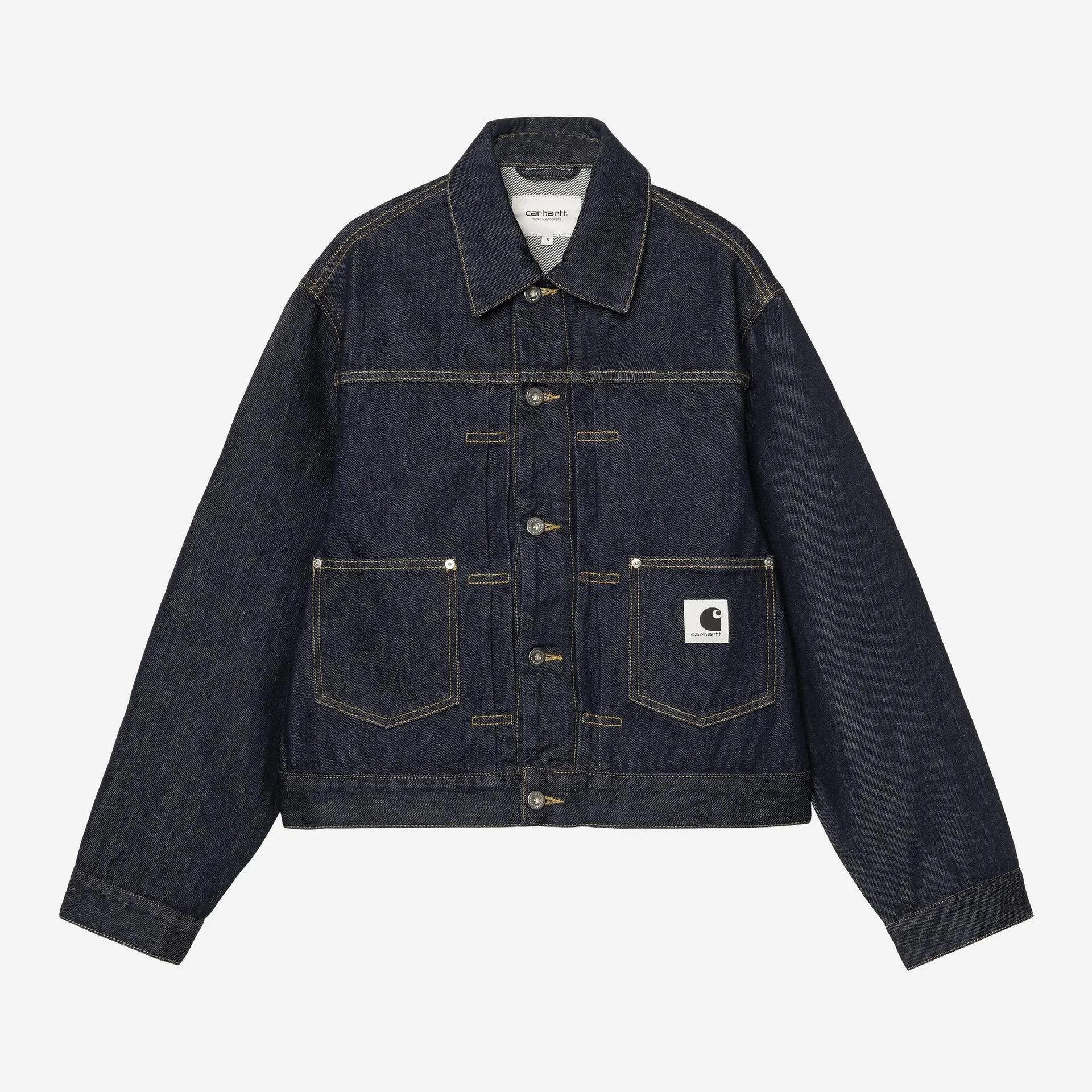 Carhartt WIP Womens Belmar Jacket | Blue Rinsed sold by The Foot Factory