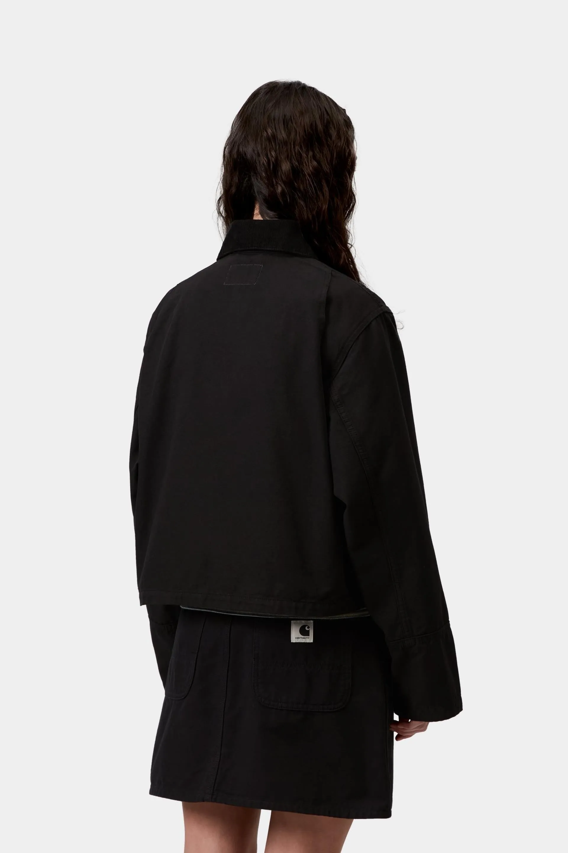 Carhartt WIP Womens Prescott Jacket | Black / Black sold by The Foot Factory product image thumbnail 4