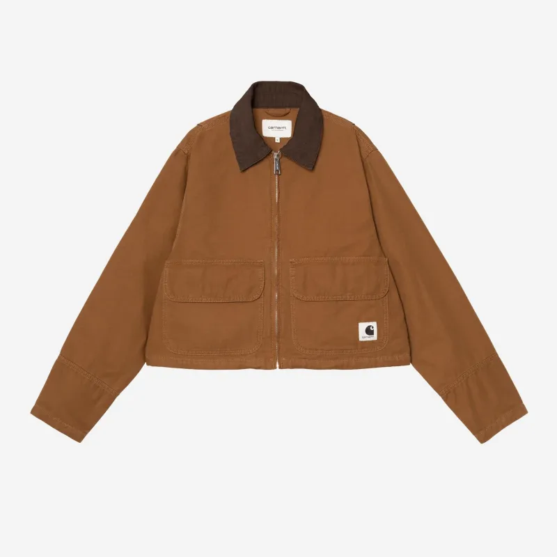Carhartt WIP Womens Prescott Jacket | Hamilton Brown / Tabacco made by Carhartt WIP
