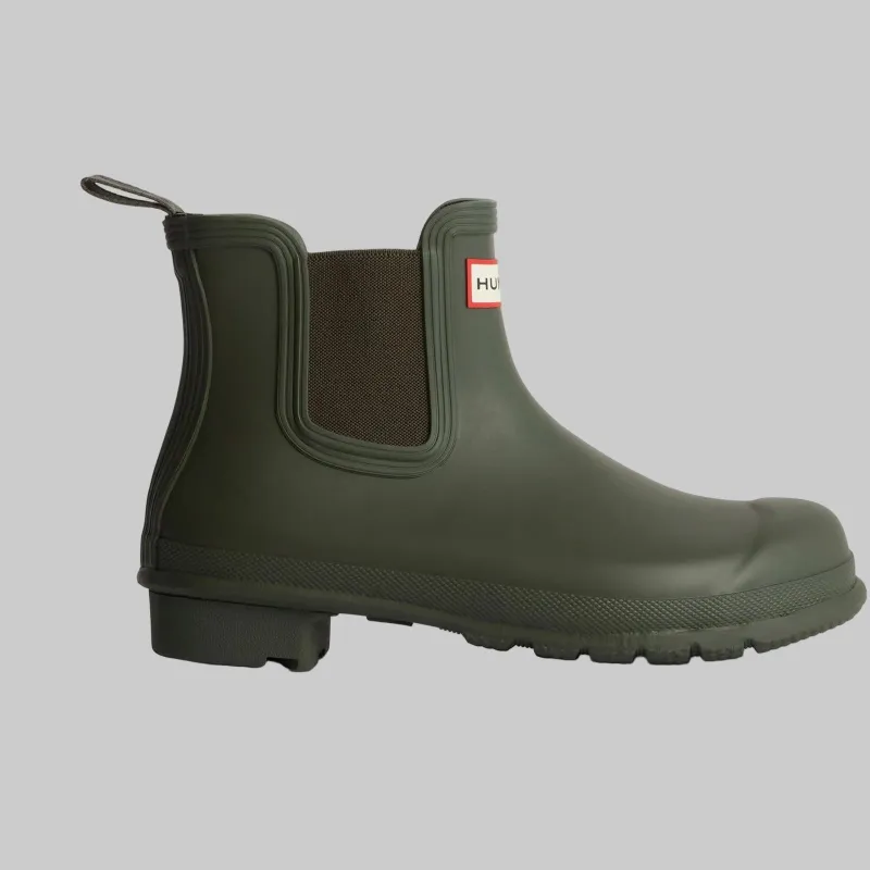 Hunter Womens Original Chelsea Boot | Dark Olive made by Hunter