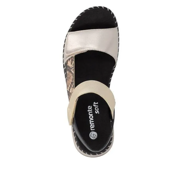Remonte Womens Fashion Sandal | Metallic sold by The Foot Factory product image thumbnail 5