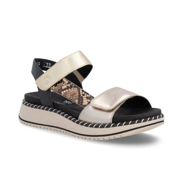 Remonte Womens Fashion Sandal | Metallic sold by The Foot Factory product image thumbnail 2