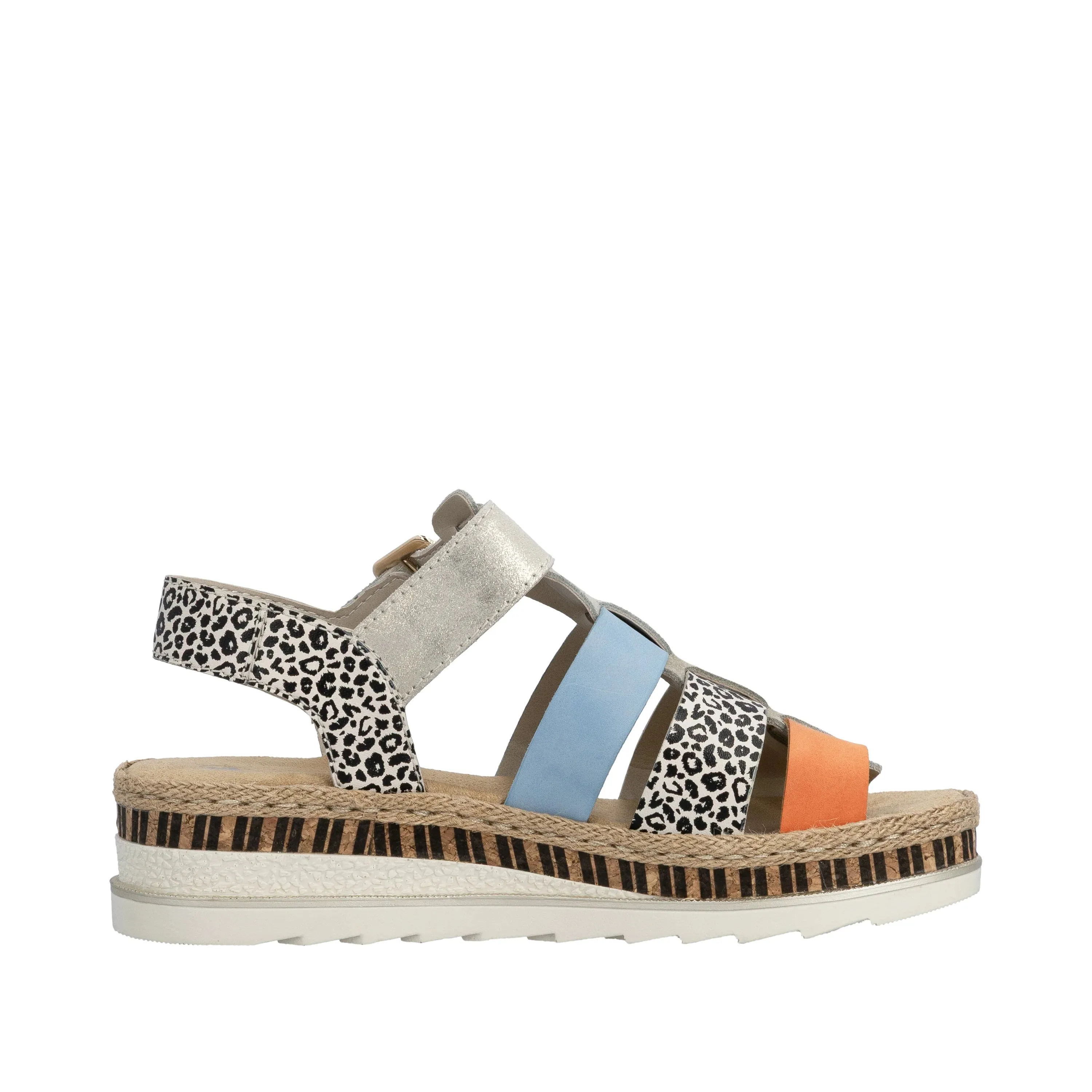 Rieker Womens Wedge Sandal | Multi sold by The Foot Factory product image thumbnail 2