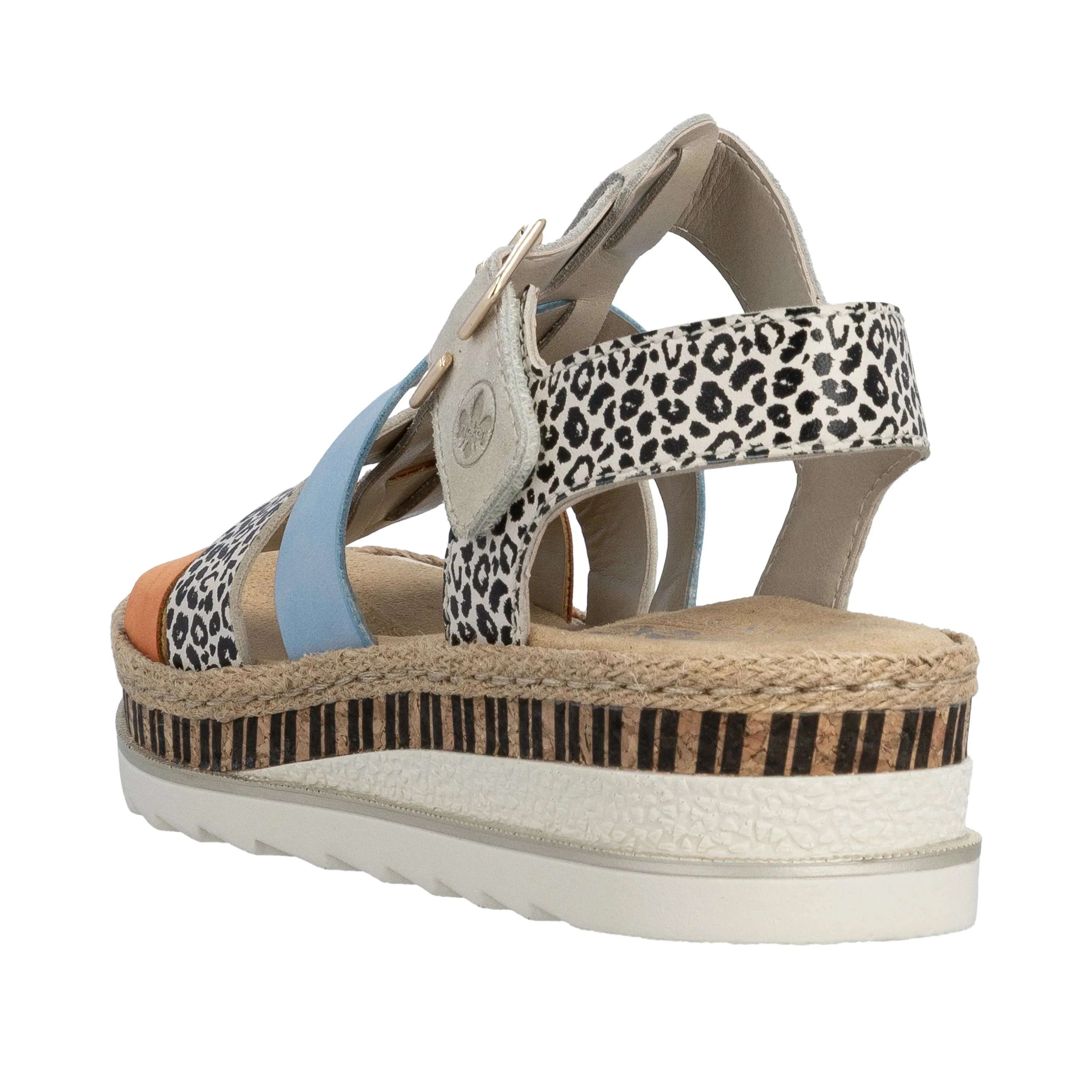 Rieker Womens Wedge Sandal | Multi sold by The Foot Factory product image thumbnail 4