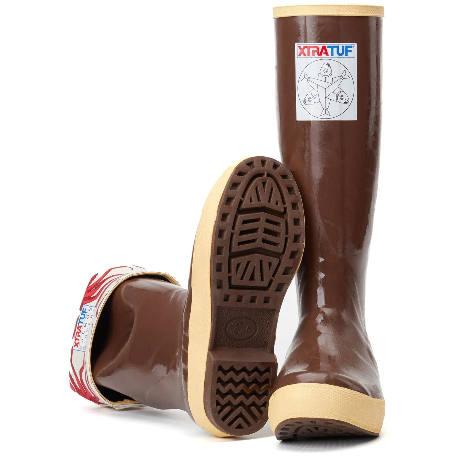 Xtratuf Womens 15" Salmon Sisters Legacy Wellington Boot | Brown sold by The Foot Factory product image thumbnail 5