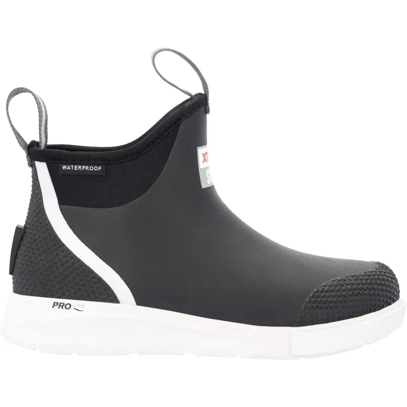 Xtratuf Womens Ankle Deck Boot Sport | Black made by XTRATUF