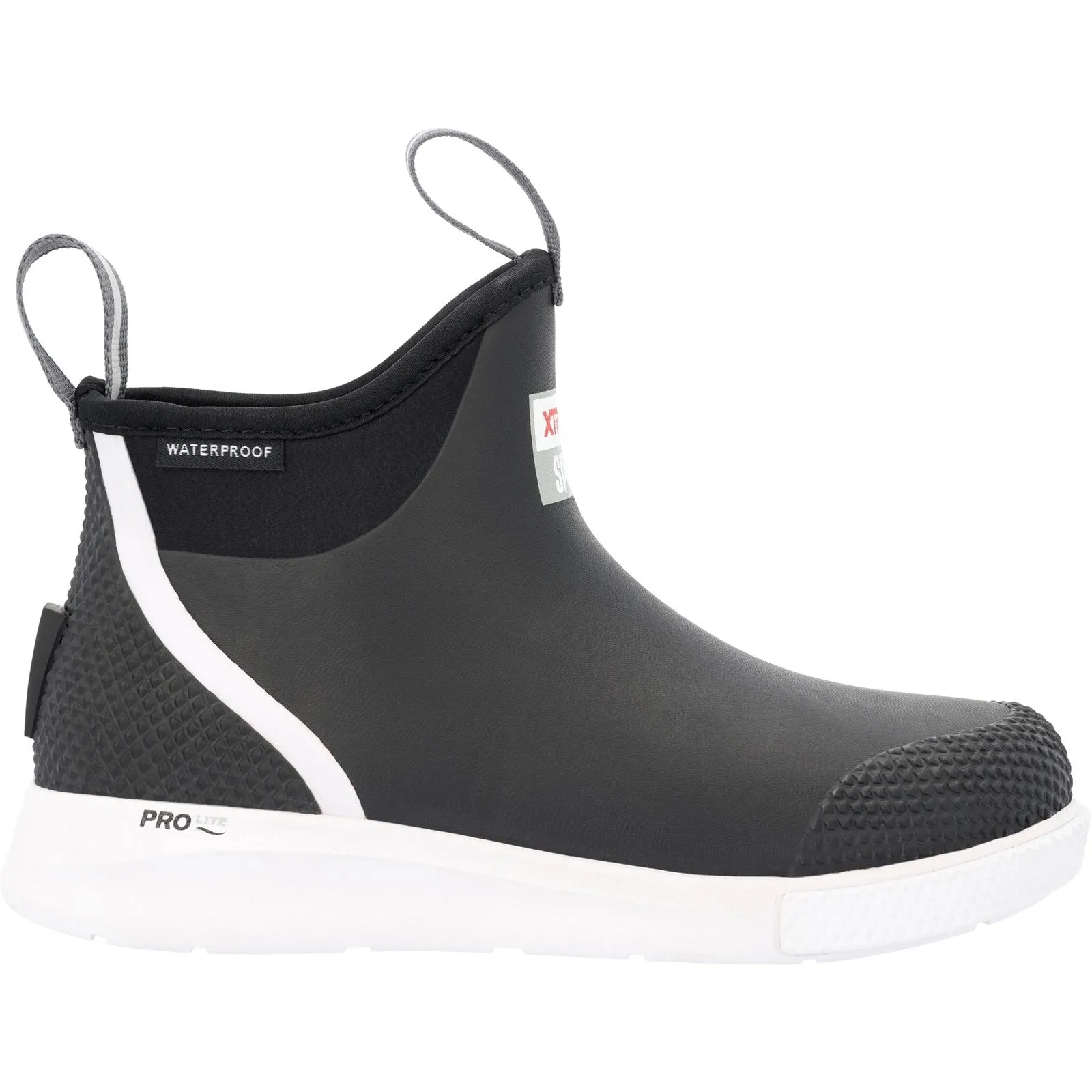 Xtratuf Womens Ankle Deck Boot Sport | Black sold by The Foot Factory