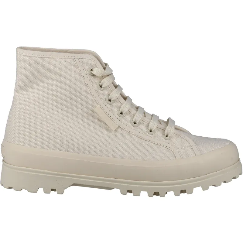 Superga Womens 2341 Alpina Hi Top Sneaker | Beige made by Superga