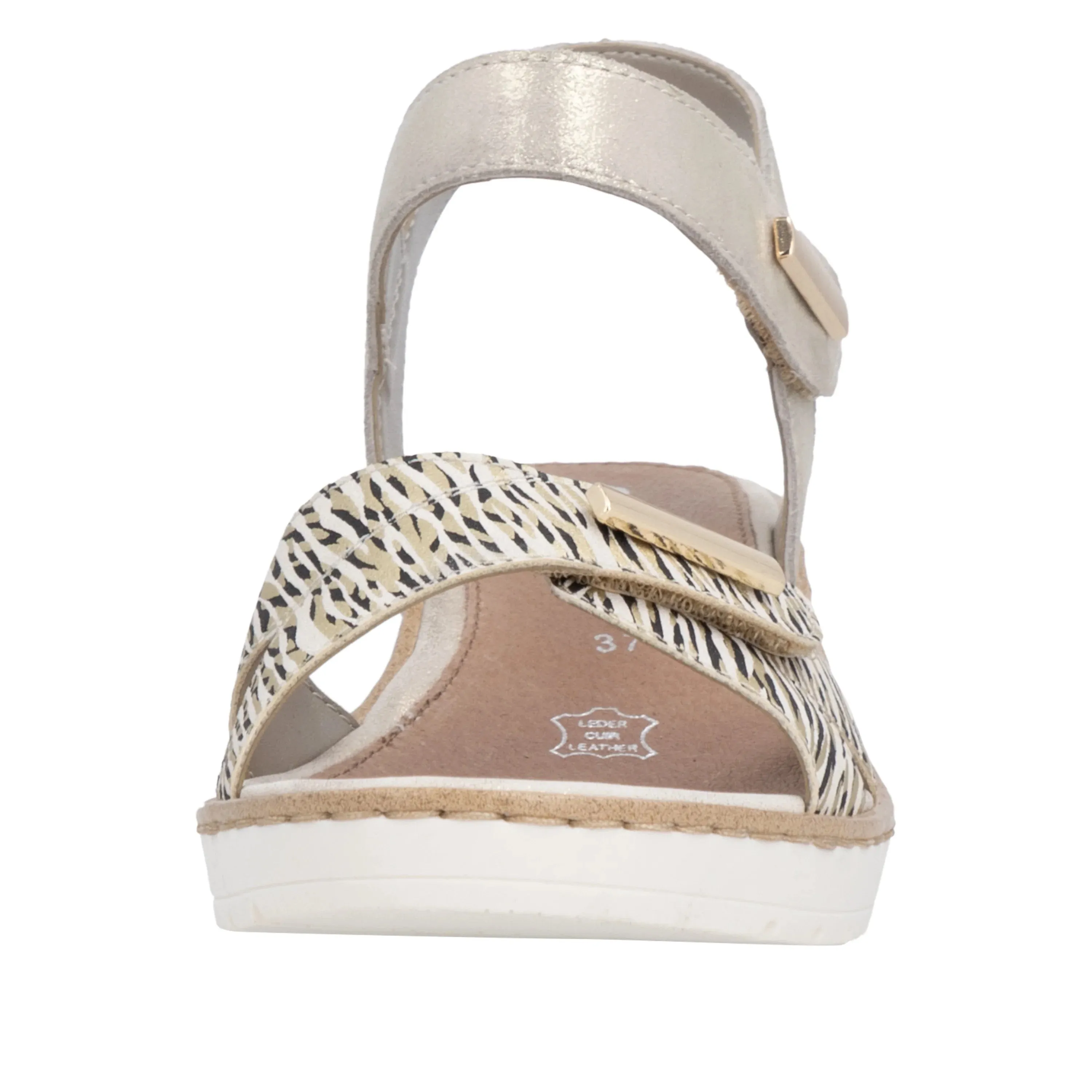 Remonte Womens Fashion Wedge Sandal | Gold sold by The Foot Factory product image thumbnail 3