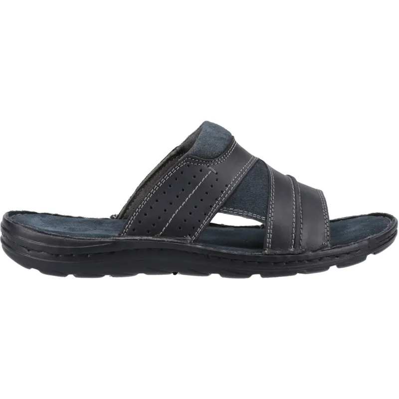 Hush Puppies Mens Archer Sandal | Black made by Hush Puppies