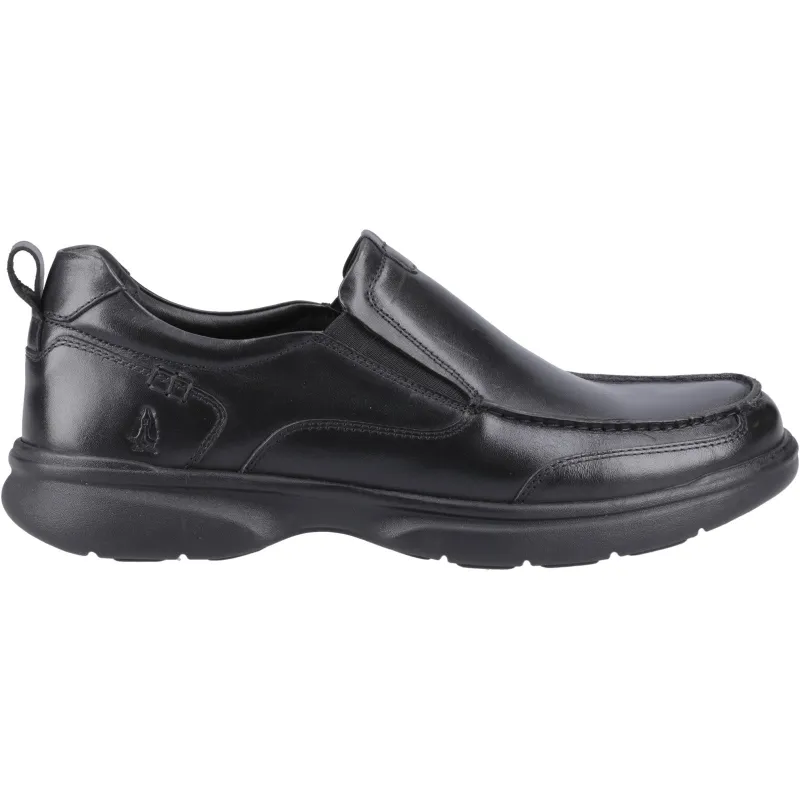 Hush Puppies Mens Harold Classic Slip On Shoes | Black made by Hush Puppies