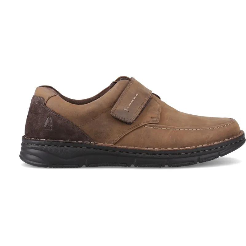 Hush Puppies Mens Forde Touch Fastening Shoes | Tan made by Hush Puppies