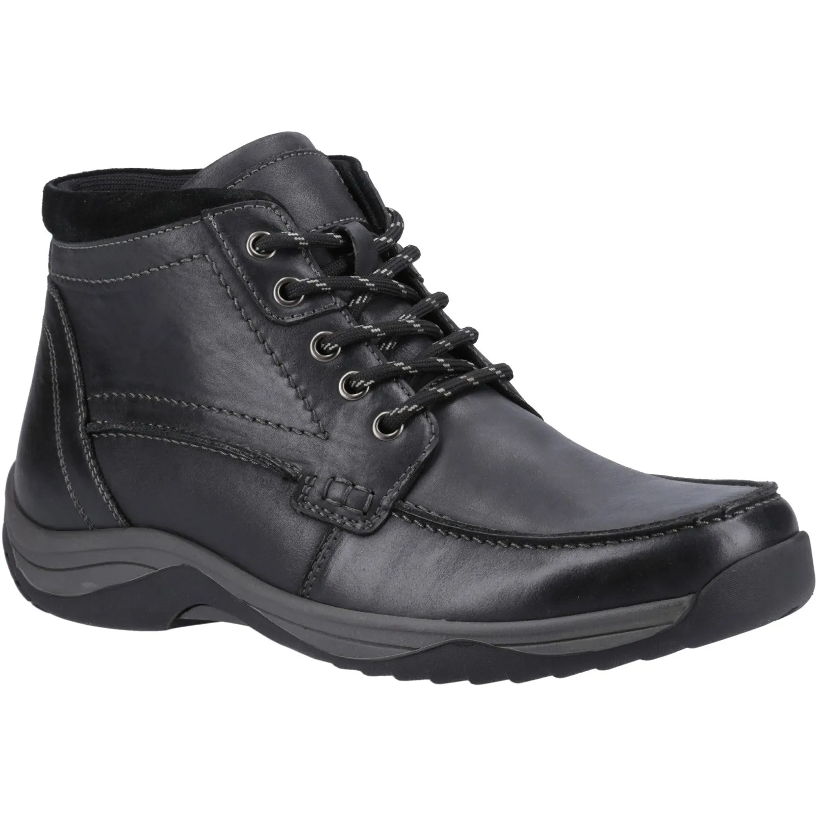 Hush Puppies Mens Daryl Boots | Black sold by The Foot Factory product image thumbnail 2