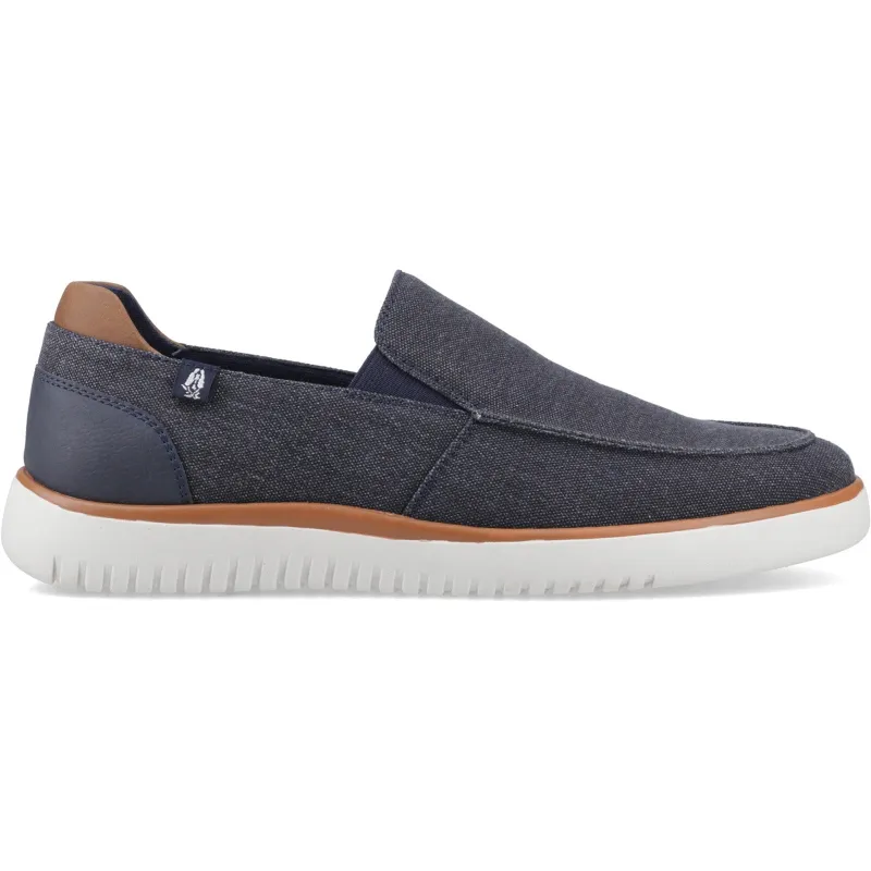 Hush Puppies Mens Damon Slip On Shoes | Navy made by Hush Puppies
