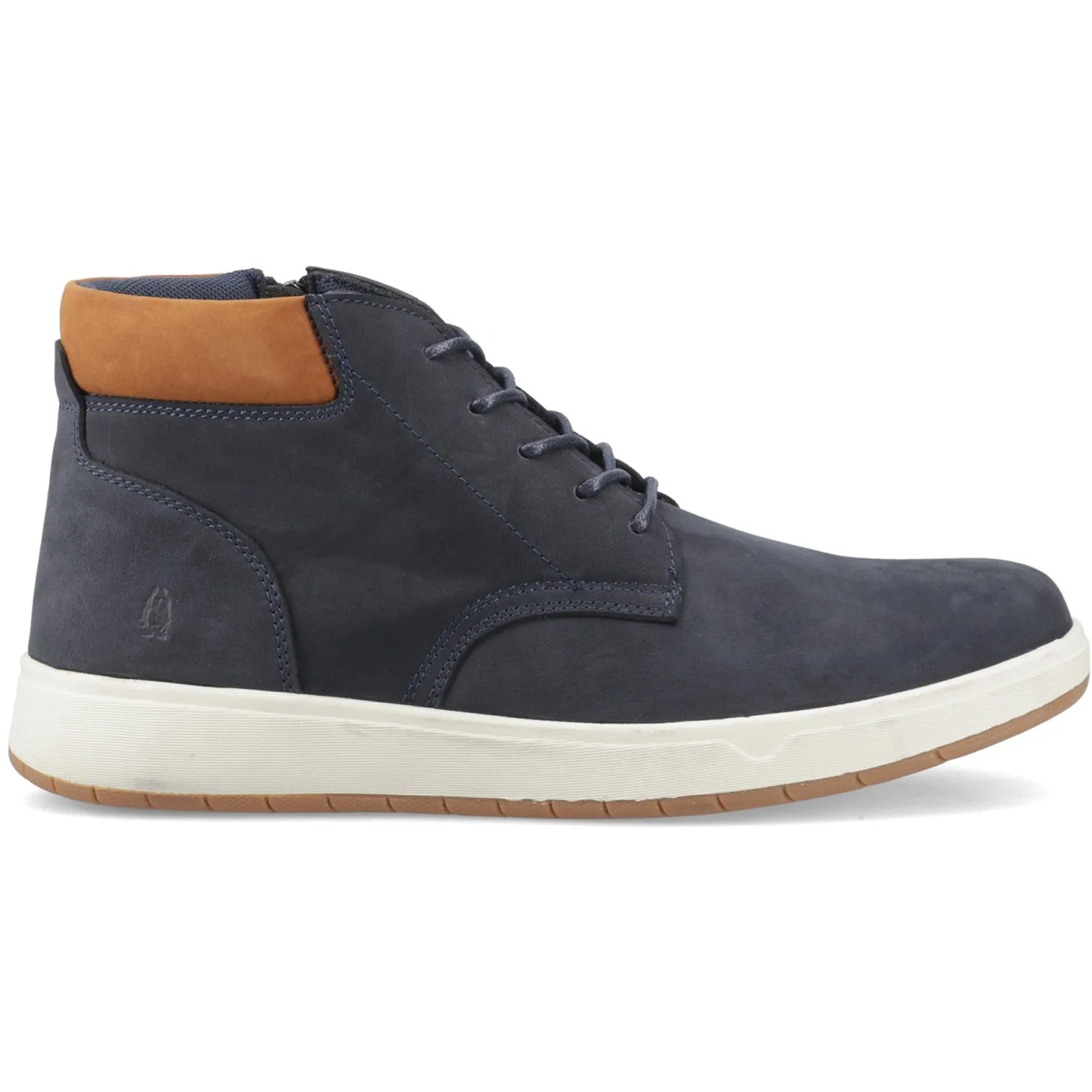 Hush Puppies Mens Bronko Chukka Boots | Navy sold by The Foot Factory