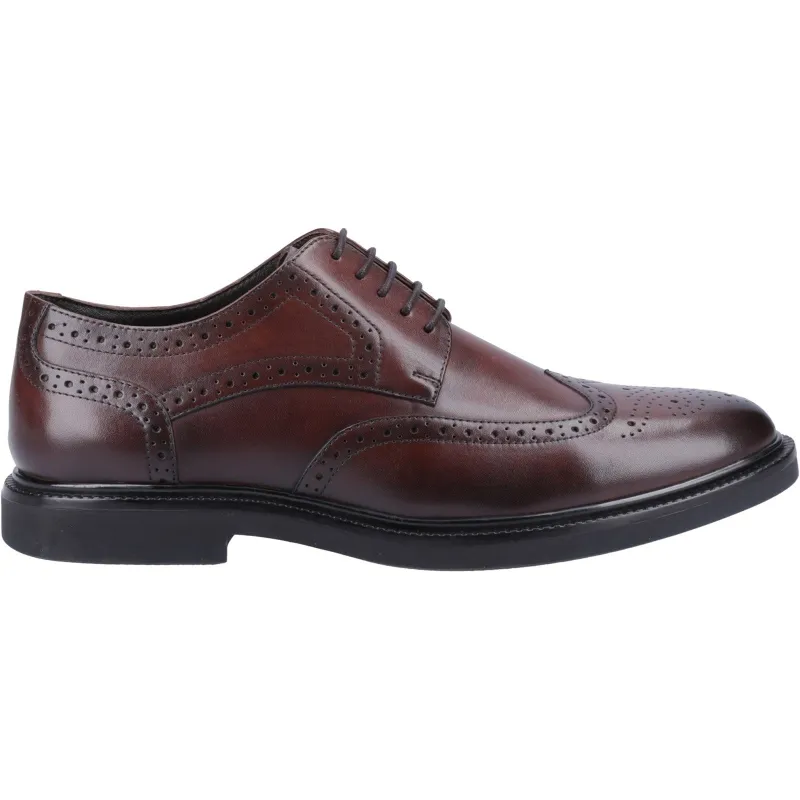 Hush Puppies Mens Kingston Formal Lace Up Shoes | Chocolate made by Hush Puppies