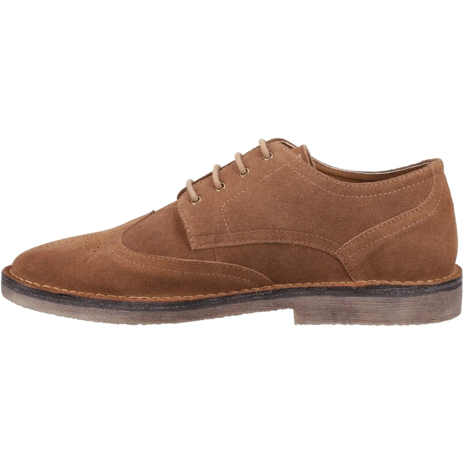 Hush Puppies Mens Samson Lace Up Shoe | Tan sold by The Foot Factory product image thumbnail 4
