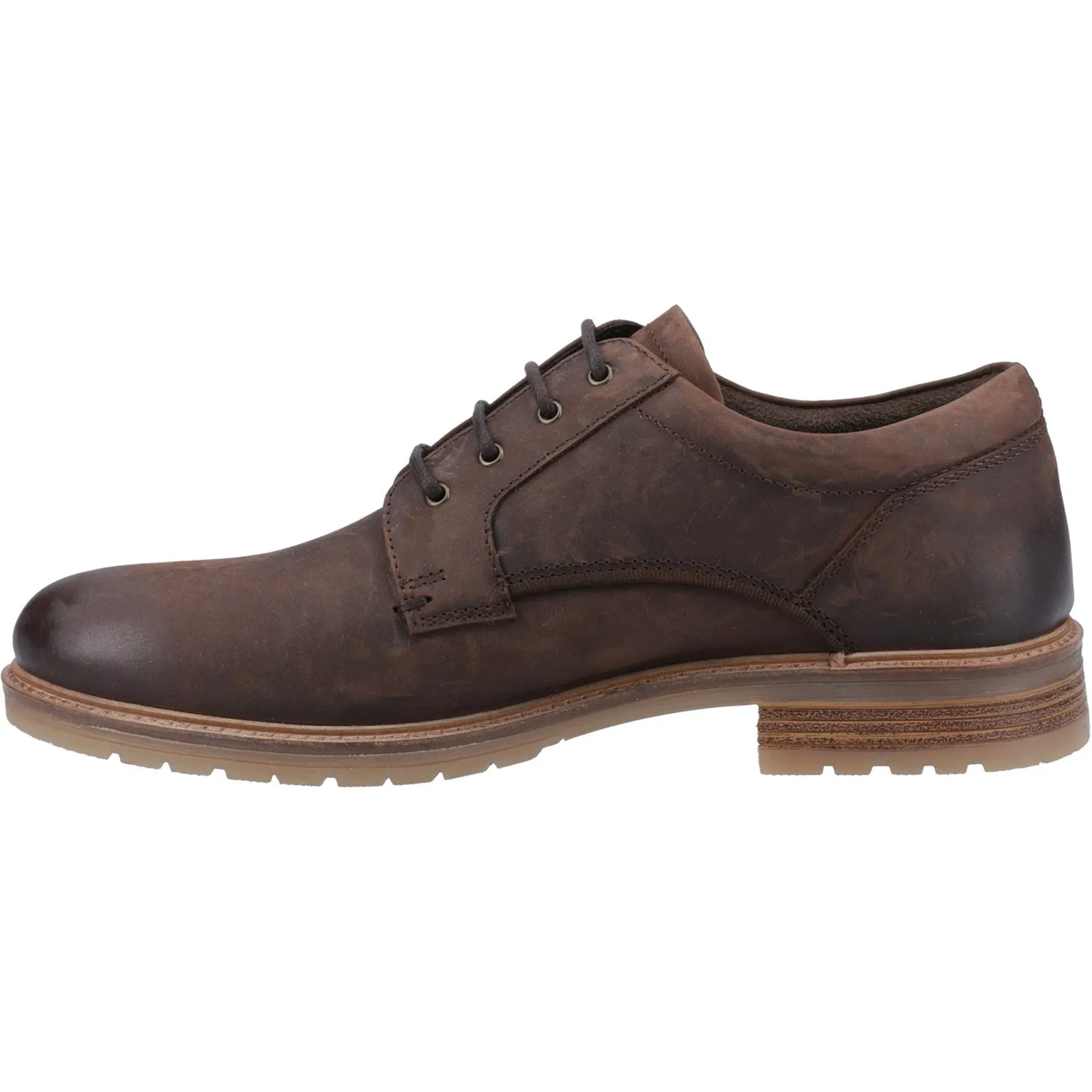 Hush Puppies Mens Richie Lace Up Shoe | Brown sold by The Foot Factory product image thumbnail 5