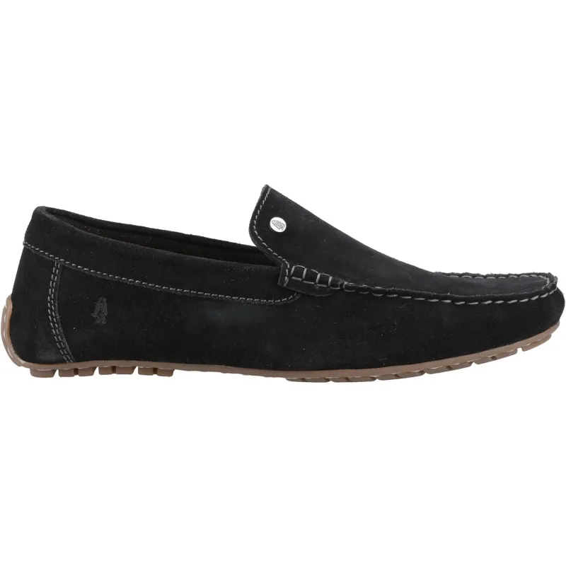 Hush Puppies Mens Ralph Loafer | Black Suede made by Hush Puppies
