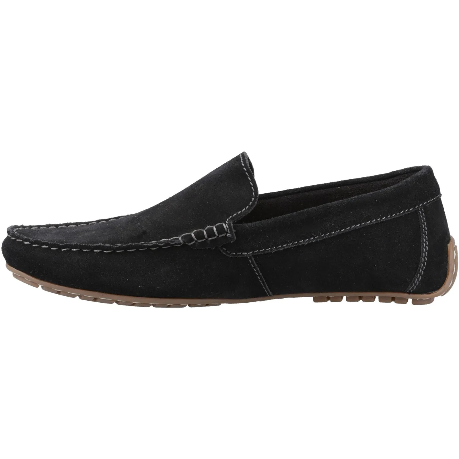Hush Puppies Mens Ralph Loafer | Black Suede sold by The Foot Factory product image thumbnail 5