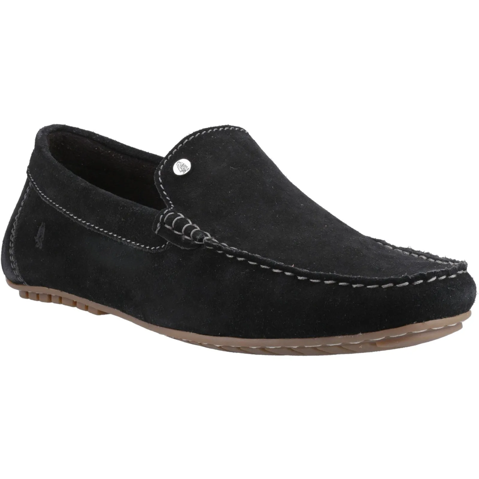 Hush Puppies Mens Ralph Loafer | Black Suede sold by The Foot Factory product image thumbnail 2