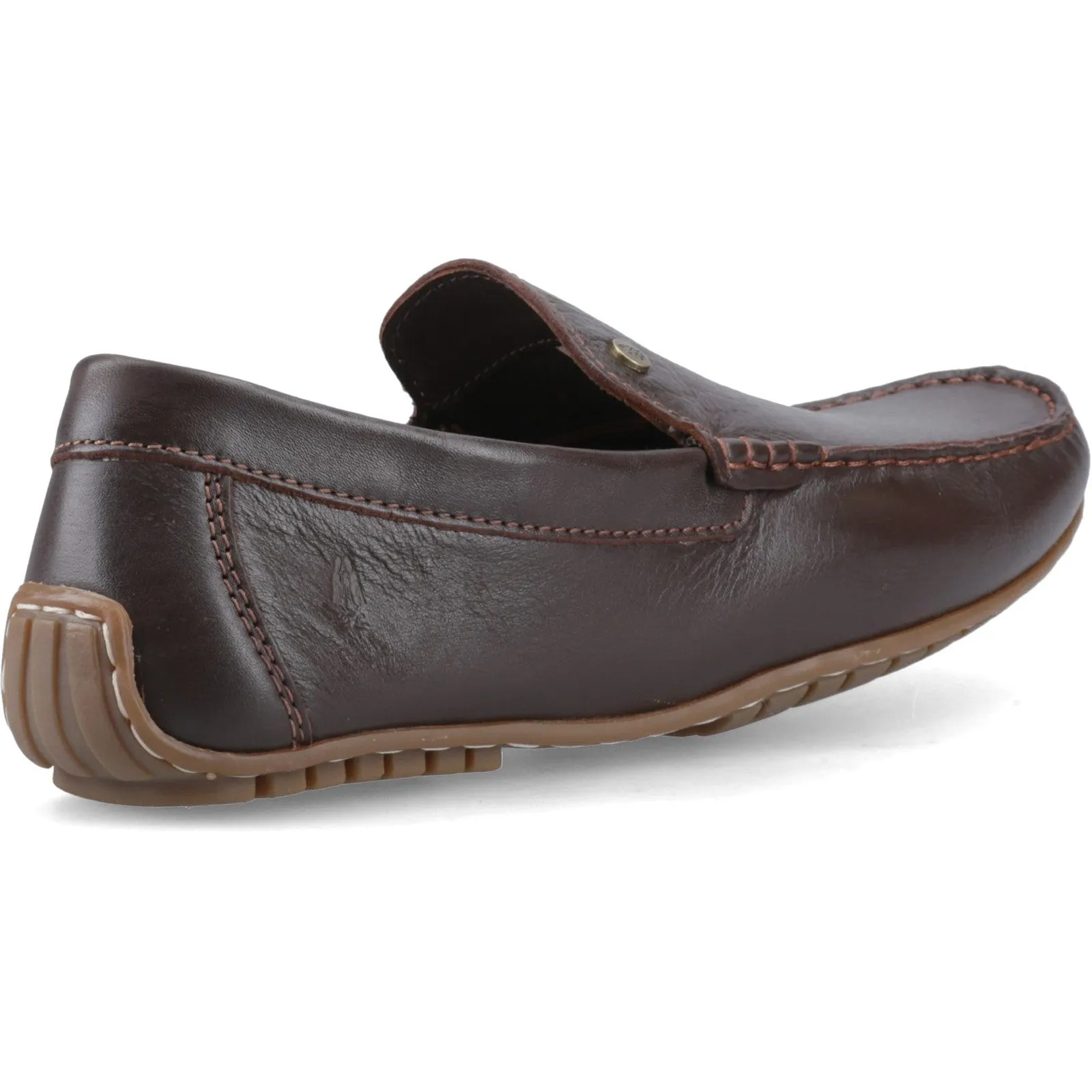 Hush Puppies Mens Ralph Loafer | Brown Leather sold by The Foot Factory product image thumbnail 3