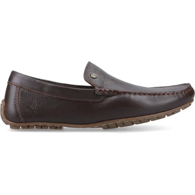 Hush Puppies Mens Ralph Loafer | Brown Leather made by Hush Puppies