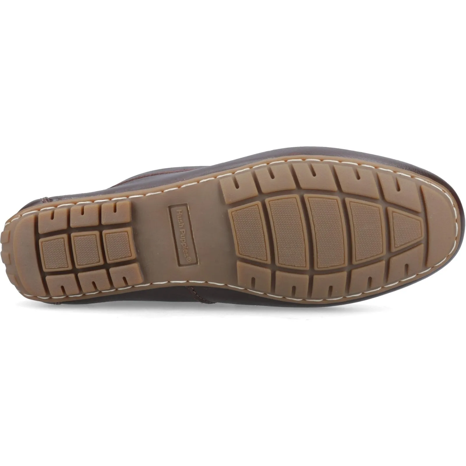 Hush Puppies Mens Ralph Loafer | Brown Leather sold by The Foot Factory product image thumbnail 5