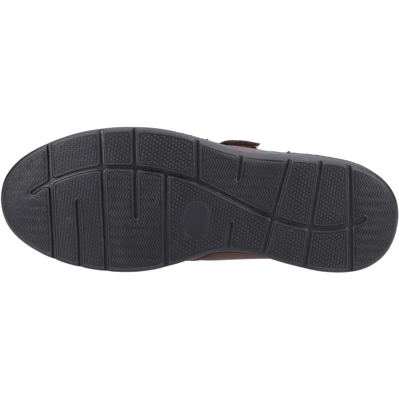 Hush Puppies Mens Magnus Classic Touch Fastening Shoe | Brown sold by The Foot Factory product image thumbnail 4
