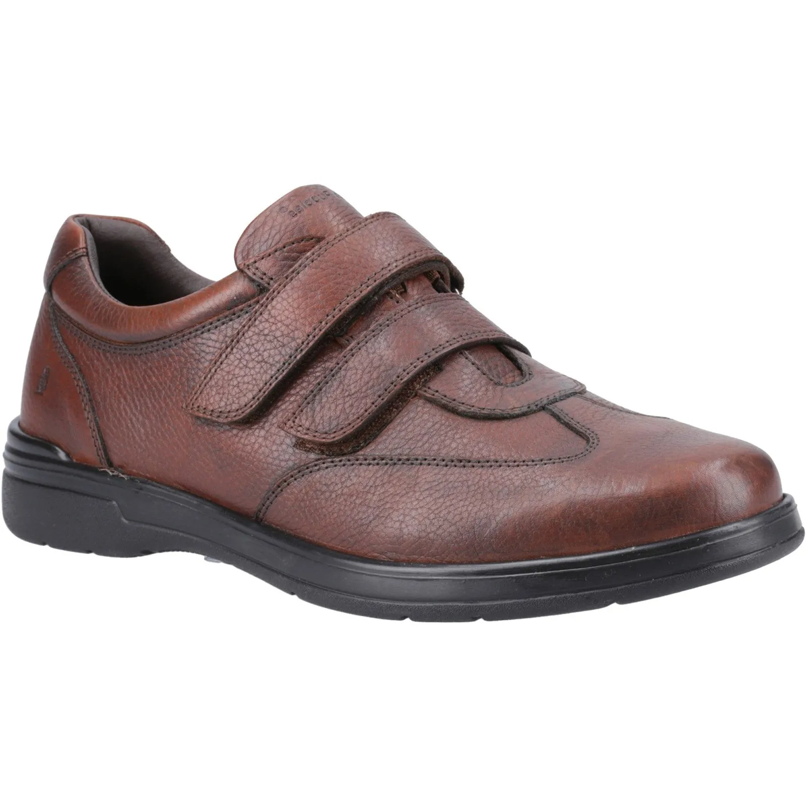 Hush Puppies Mens Magnus Classic Touch Fastening Shoe | Brown sold by The Foot Factory product image thumbnail 2