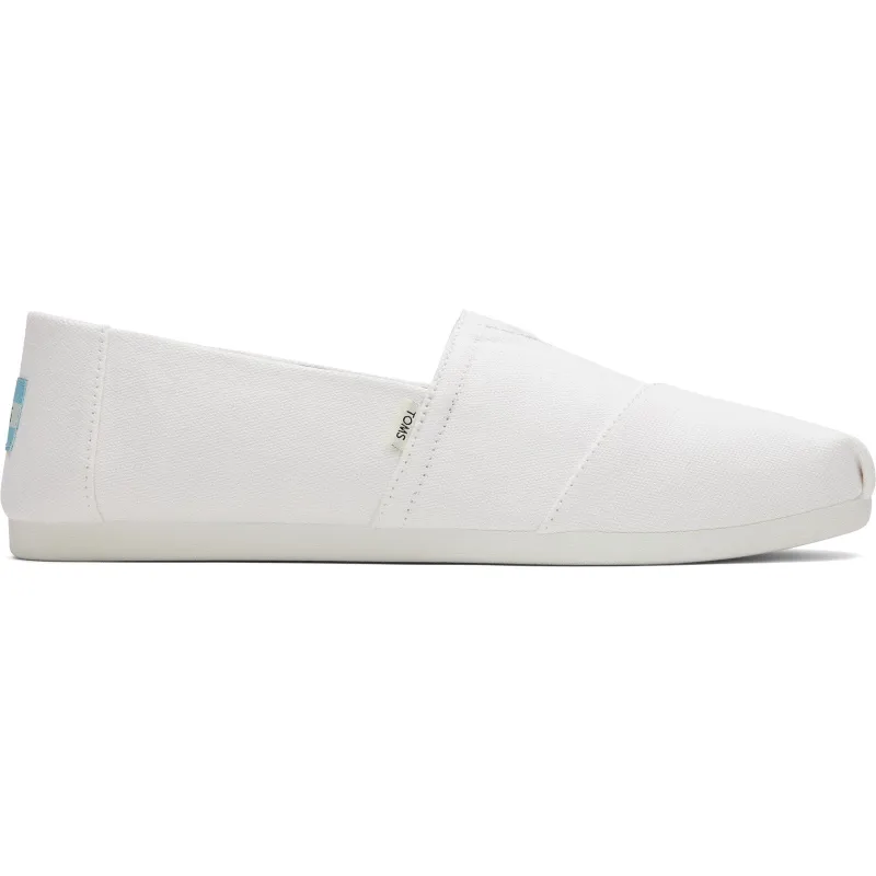 TOMS Mens Alpargata Slip On Espadrille | White made by Toms