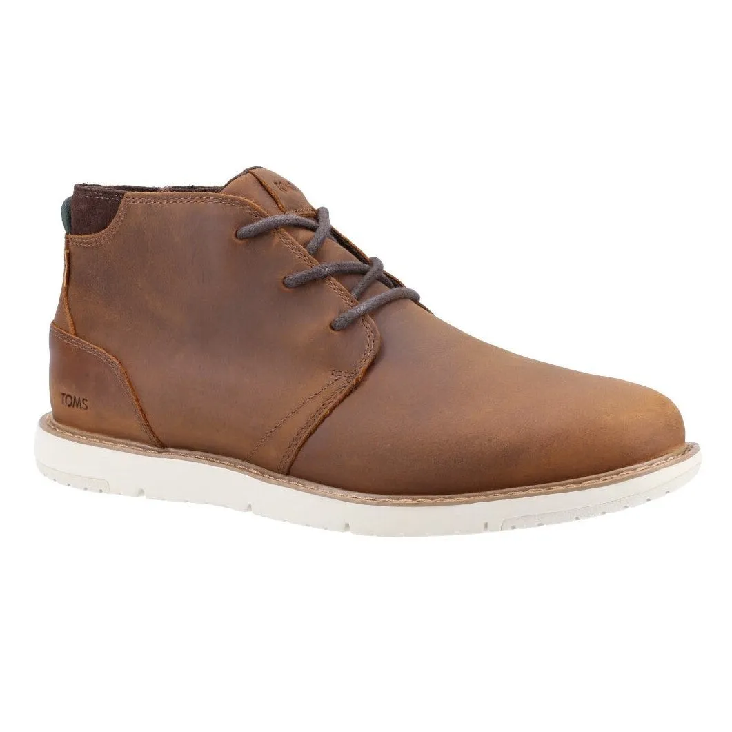 TOMS Mens Navi Boot | Topaz Brown Leather sold by The Foot Factory product image thumbnail 2