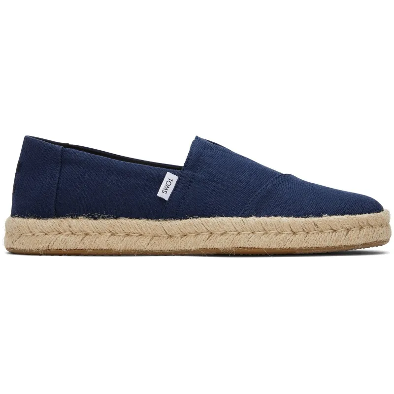TOMS Mens Alpargata Rope 2.0 Slip On Espadrille | Navy made by Toms
