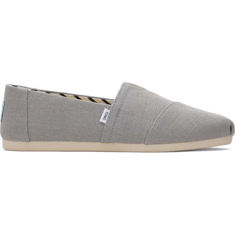 TOMS Mens Alpargata Slip On Espadrille | Drizzle Grey made by Toms