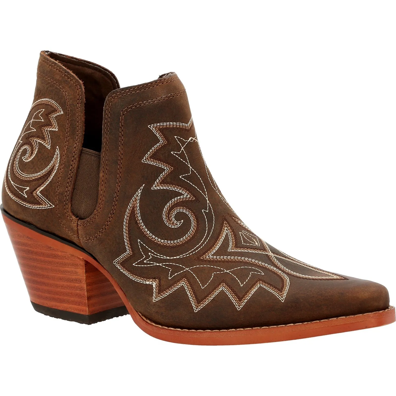 Durango Womens Crush Ankle Boot | Coffee sold by The Foot Factory product image thumbnail 2