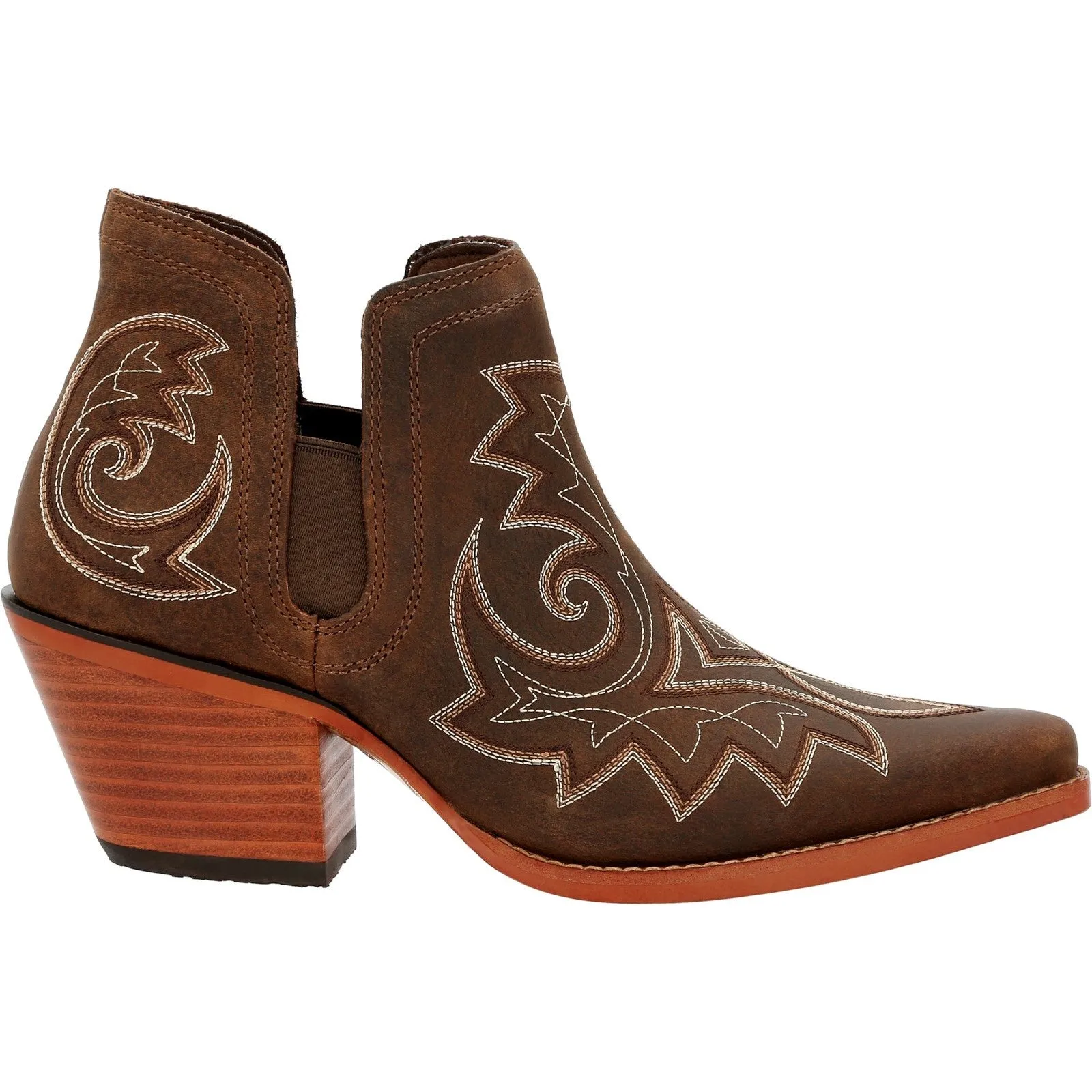 Durango Womens Crush Ankle Boot | Coffee sold by The Foot Factory