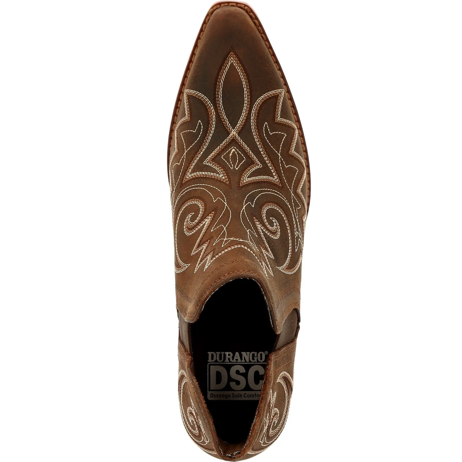 Durango Womens Crush Ankle Boot | Coffee sold by The Foot Factory product image thumbnail 5