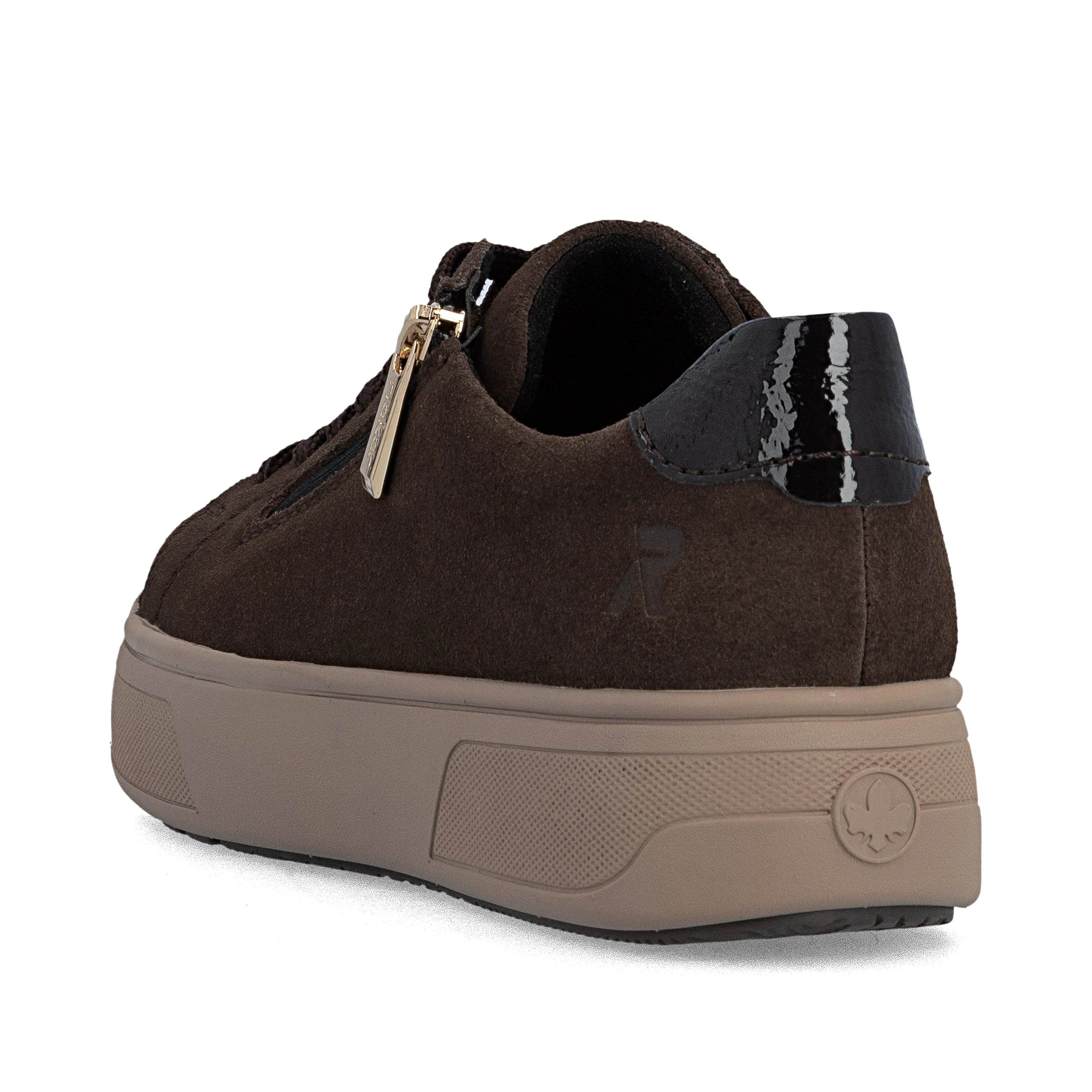 Rieker Womens Fashion Platform Sneaker | Brown sold by The Foot Factory product image thumbnail 4