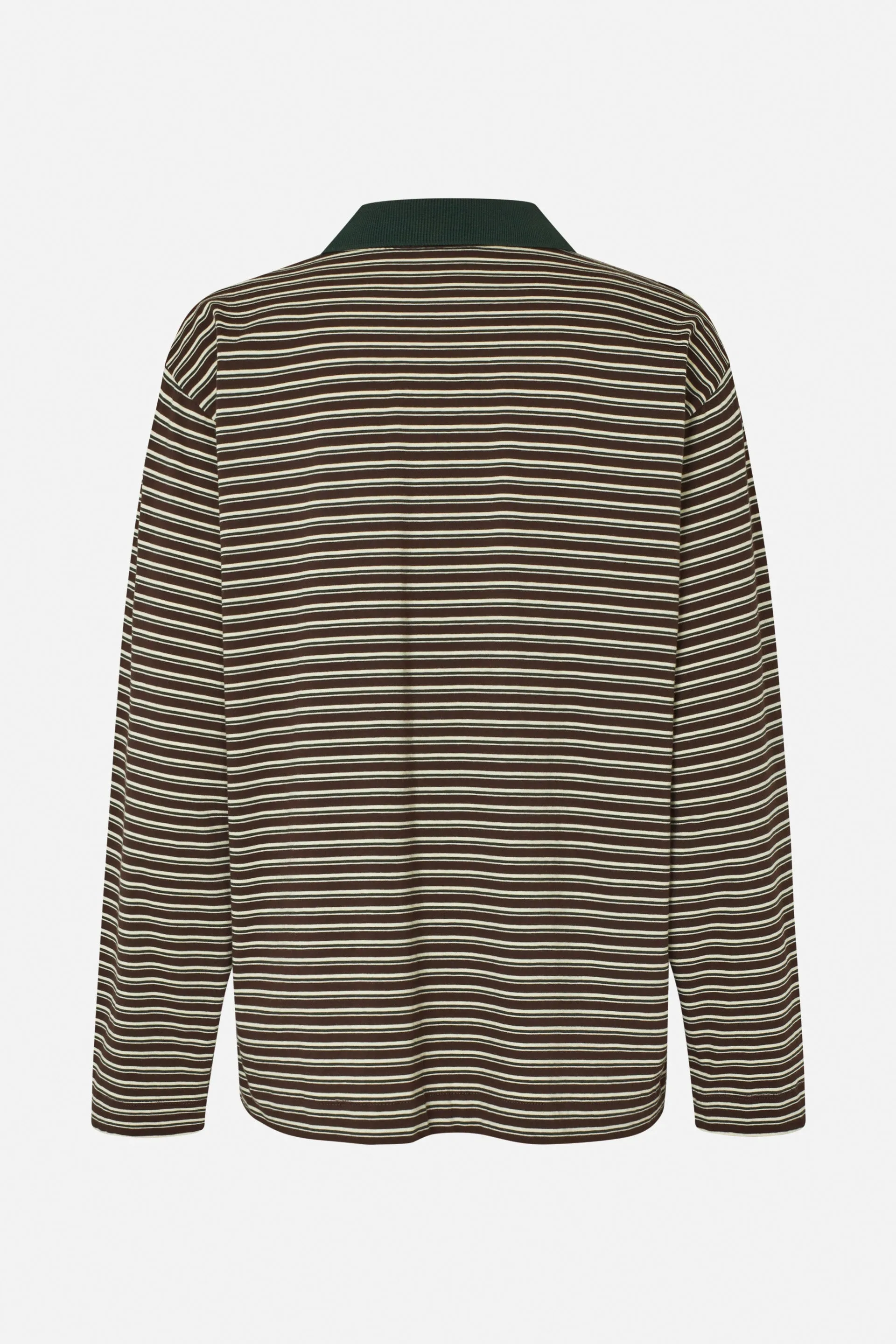 JEANNI T-SHIRT | Brown Polo Stripe sold by Baum und Pferdgarten product image thumbnail 4
