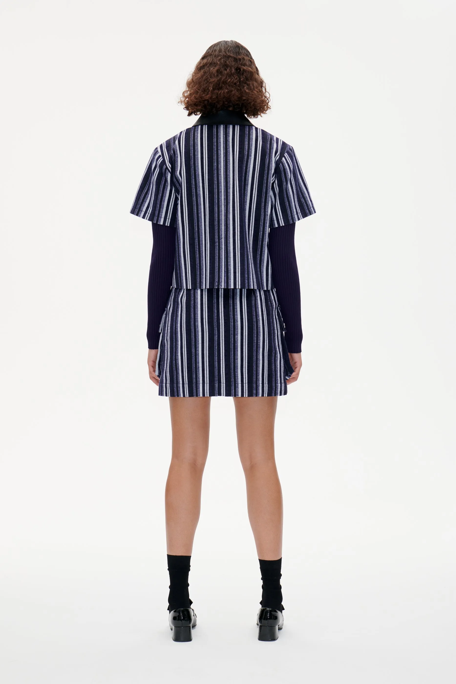BELMIRA JACKET | Inkling Blue Stripe sold by Baum und Pferdgarten product image thumbnail 2