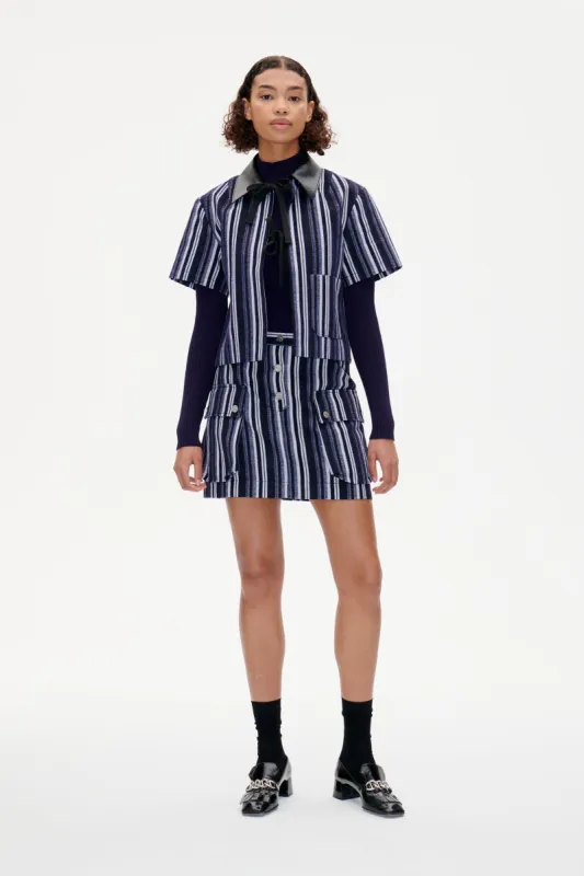 BELMIRA JACKET | Inkling Blue Stripe sold by Baum und Pferdgarten