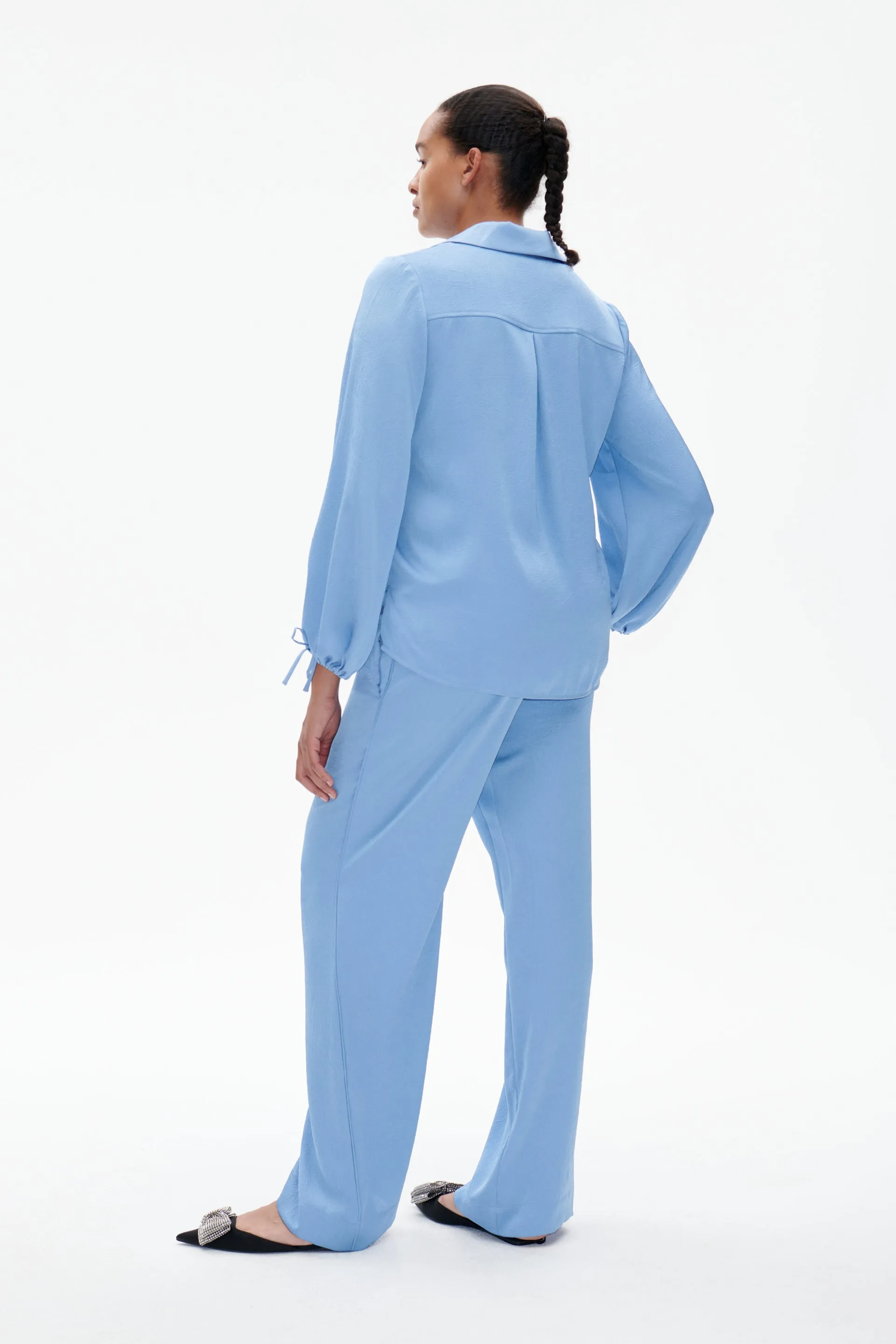 MAISIE BLOUSE | Azurine Blue sold by Baum und Pferdgarten product image thumbnail 2