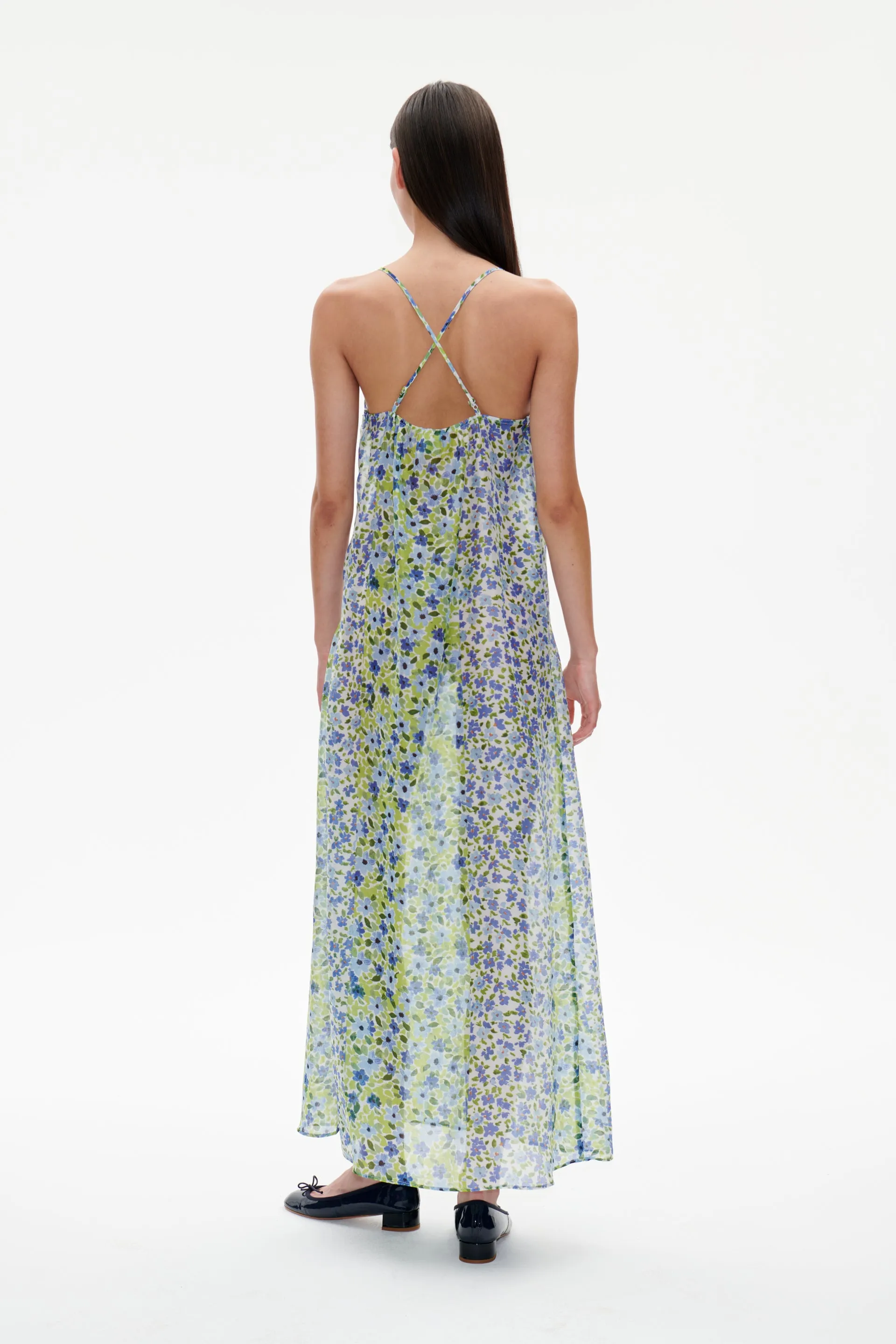 AFINA DRESS | Green Double Flower sold by Baum und Pferdgarten product image thumbnail 2