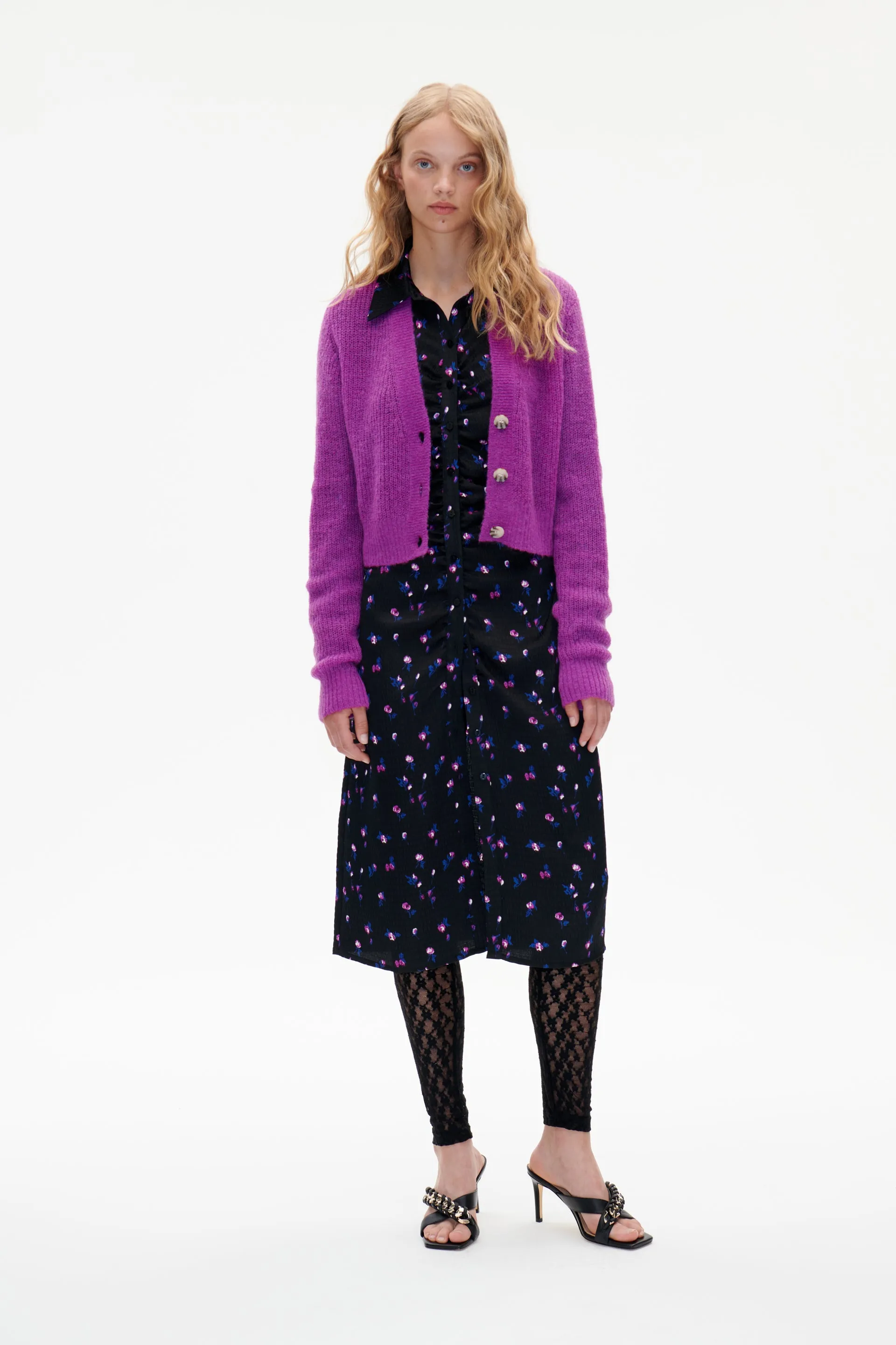 CAYA CARDIGAN | Knockout Purple sold by Baum und Pferdgarten