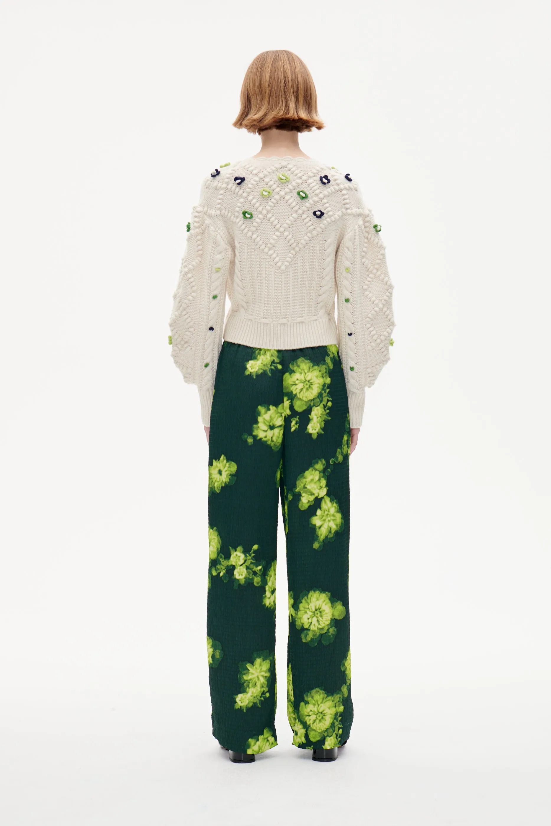 NARINE PANTS | Green Margot Flower sold by Baum und Pferdgarten product image thumbnail 2