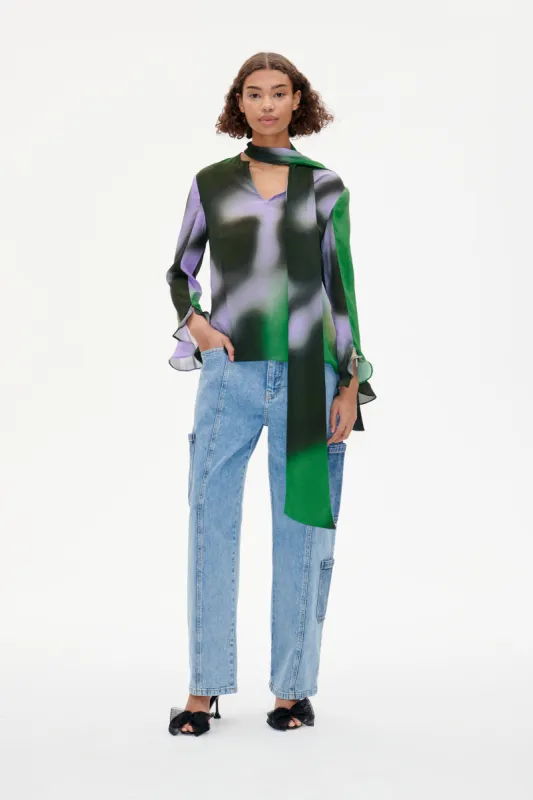 MISHAL BLOUSE | Green Fade sold by Baum und Pferdgarten