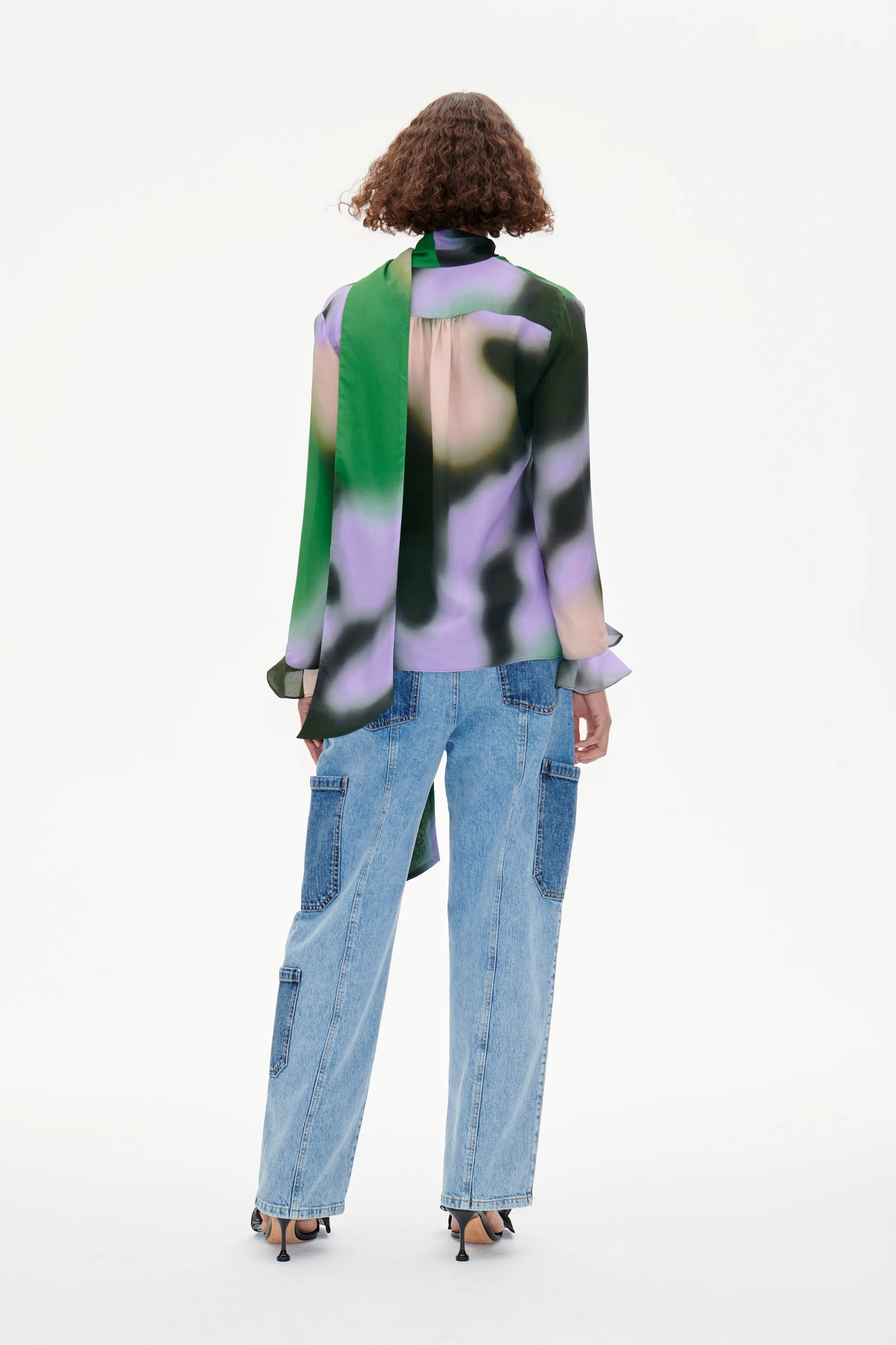 MISHAL BLOUSE | Green Fade sold by Baum und Pferdgarten product image thumbnail 2