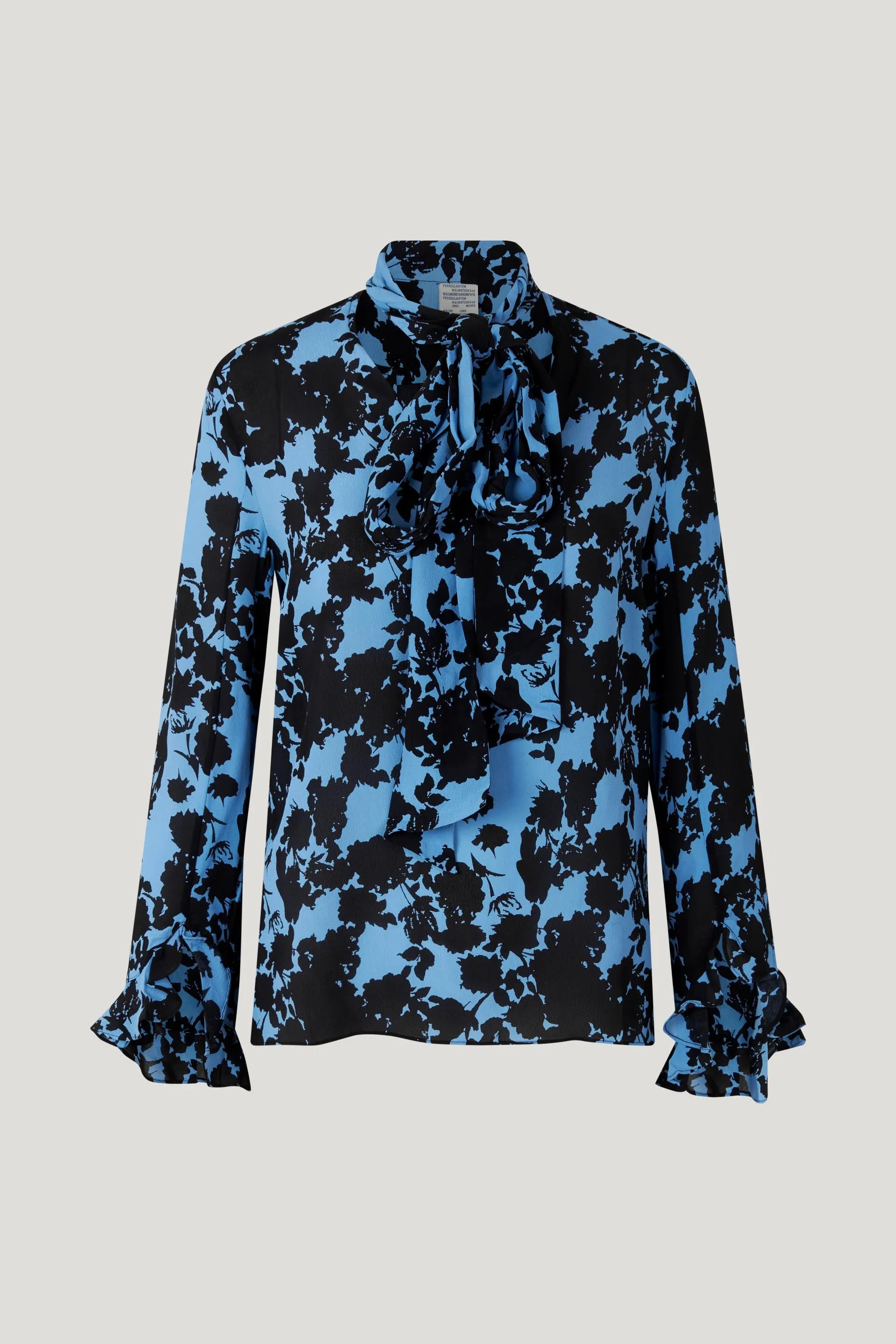 MISHAL BLOUSE | Blue Flower Jacquard sold by Baum und Pferdgarten product image thumbnail 3