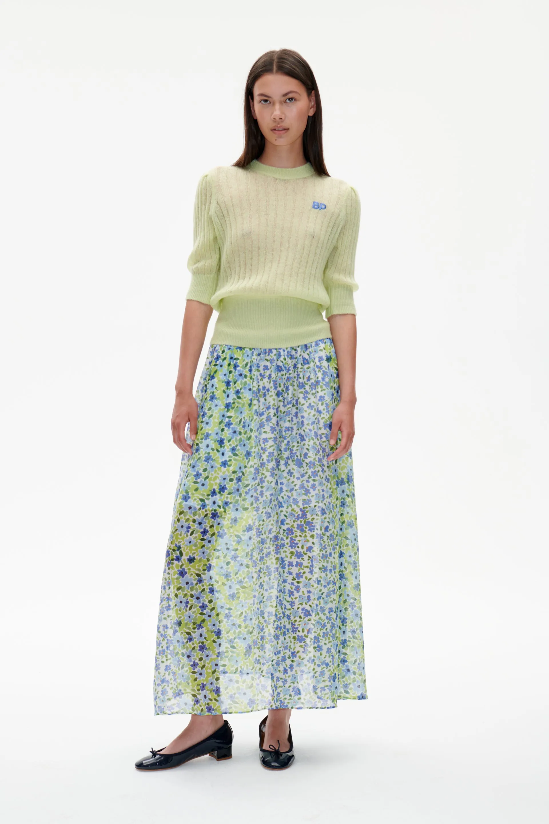 SADIA SKIRT | Green Double Flower sold by Baum und Pferdgarten