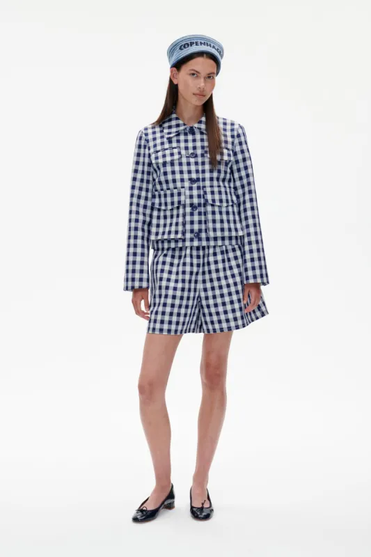 NANNETT | Blue Copenhagen Check sold by Baum und Pferdgarten